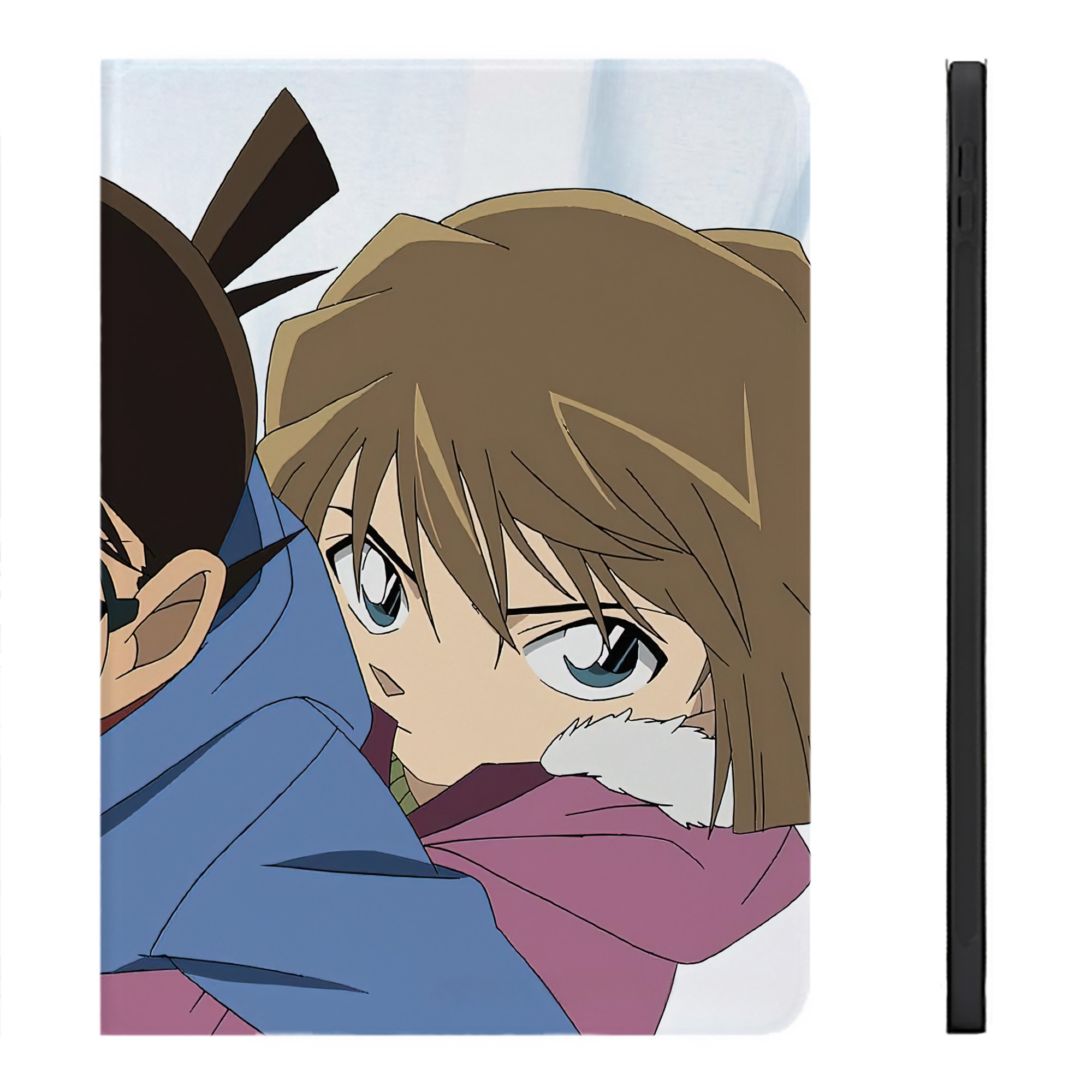 （画像用） 名探偵コナン Detective Conan IPadケース ペンホルダー付き ブックスタイルデザイン